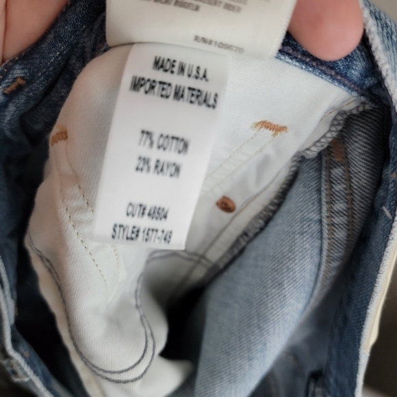 Citizens of Humanity Liya High Rise Classic Fit Jeans in Torn size 27 NWT - Picture 7 of 11